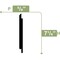 Ekena Millwork 7 1/8"H x 5/8"P x 96"L Shiplap/Nickel Gap Planking Moulding, PVC MLD07X01X96PLSWPV - alternate 4
